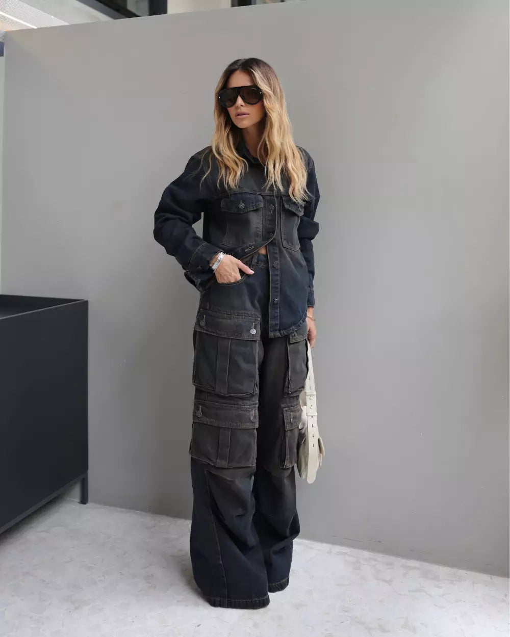 Calça Feminina Alcance ref. CARGO ESCURA - VintedoisK