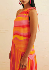 VESTIDO LONGO BABADO OMBRO 102758 CACAY