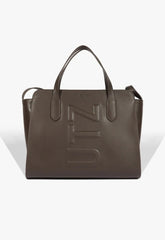 BOLSA TOTE MÉDIA TASSY MARROM S 50015 0512 0053 SCHUTZ