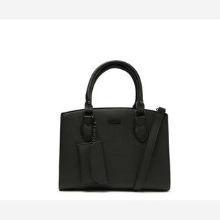 Bolsa Tote Média Essencial Com Pouch Preta C 50036 0001 0001 Anacapri - foto 3