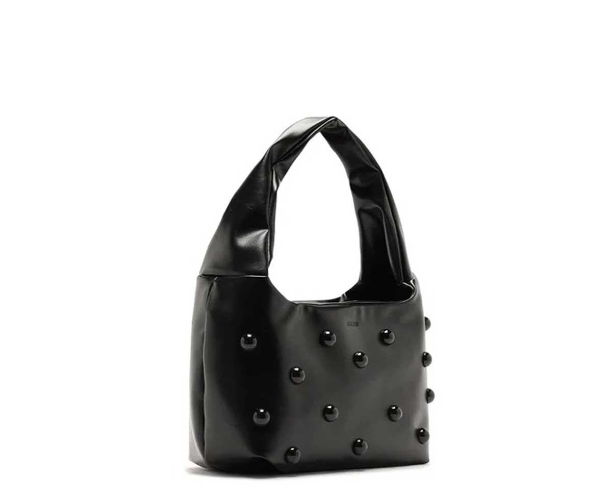 BOLSA SHOPPING MÉDIA ADORNO PRETA C 50016 2014 0001 ANACAPRI Imagem secundária do produto