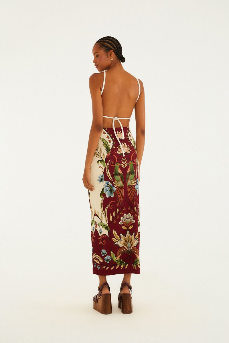 Vestido Feminino Farm rio ref. VESTIDO MIDI - VintedoisK