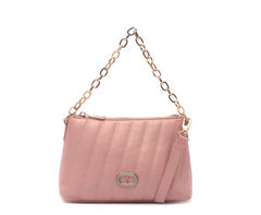 BOLSA TIRACOLO PEQUENA TEXTURIZADA CORRENTE ROSA C 50036 0033 0004 ANACAPRI