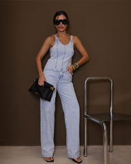 CALÇA JEANS RETA ETERNAL CLARA 9952 ALCANCE