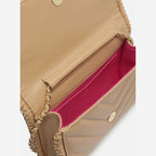 BOLSA TIRACOLO NUDE PEQUENA MATELASSÊ CORRENTE A 57100 1798 0011 AREZZO