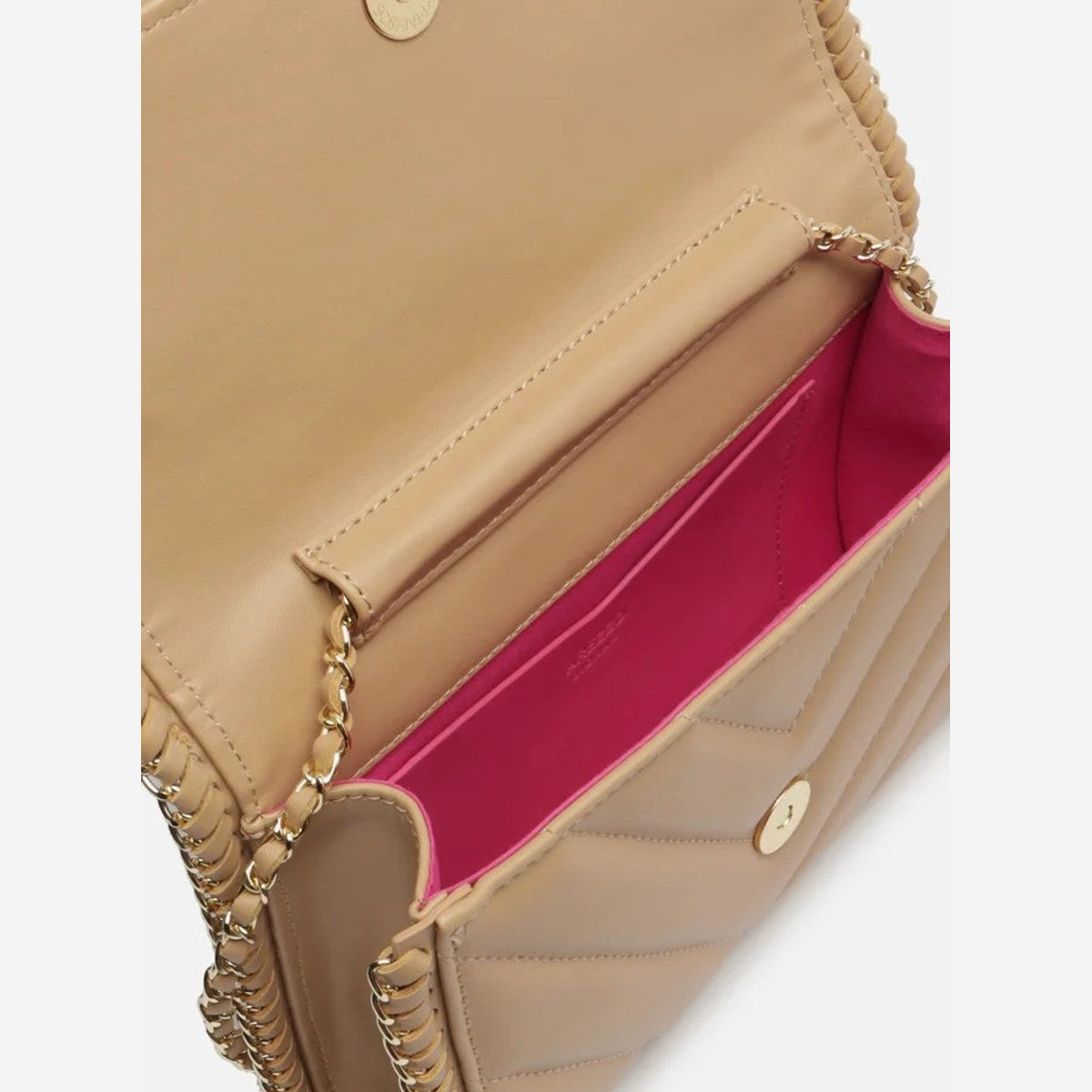 BOLSA TIRACOLO NUDE PEQUENA MATELASSÊ CORRENTE A 57100 1798 0011 AREZZO