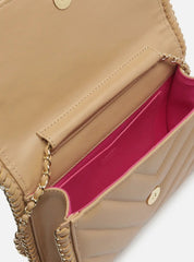 BOLSA TIRACOLO NUDE PEQUENA MATELASSÊ CORRENTE A 57100 1798 0011 AREZZO
