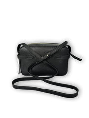 BOLSA PEQUENA PRETA TIRACOLO FIVELAS S 50010 0919 0001 SCHUTZ