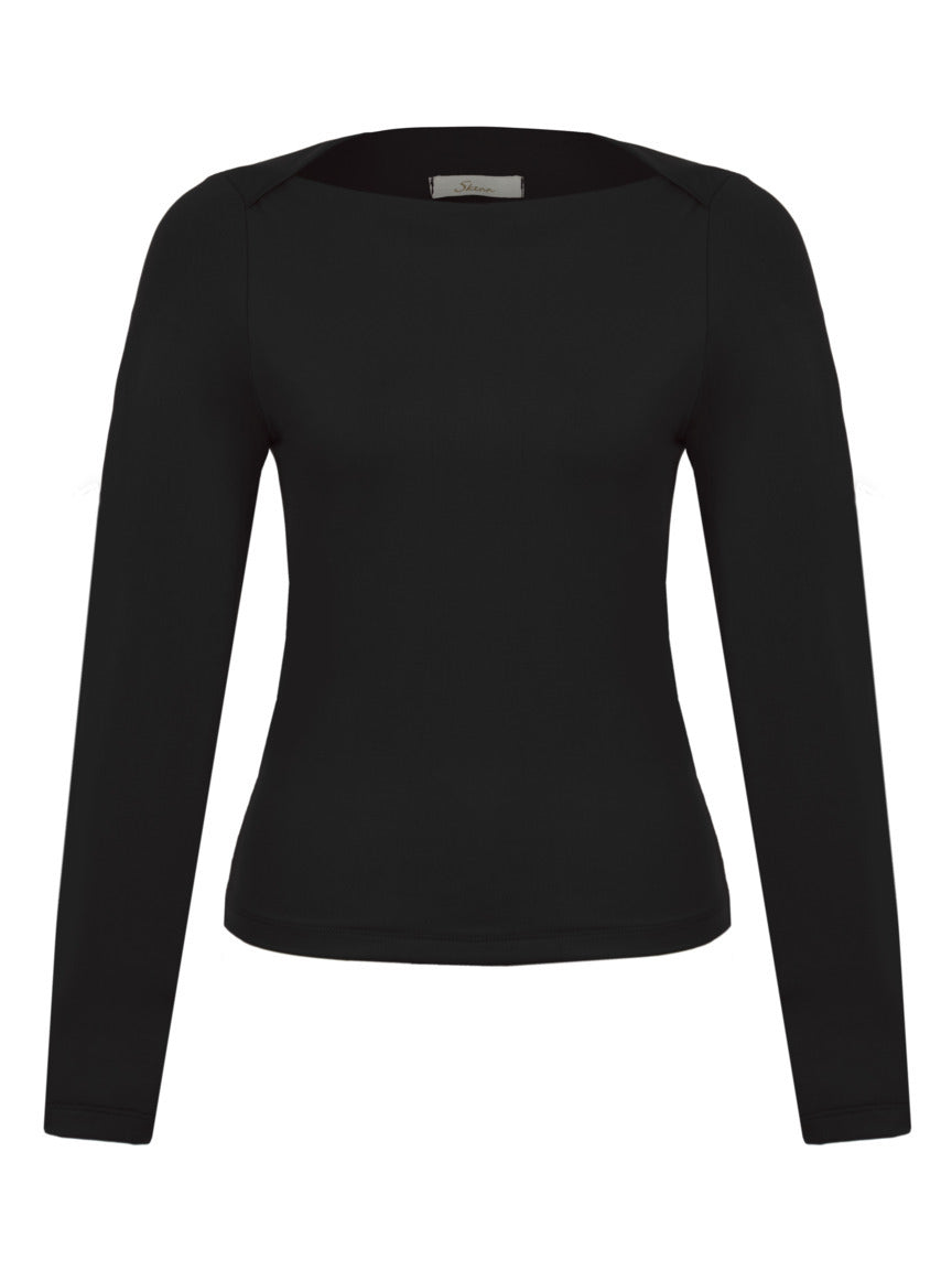 BLUSA ML DECOTE CANOA 414911 SKENN Imagem secundária do produto