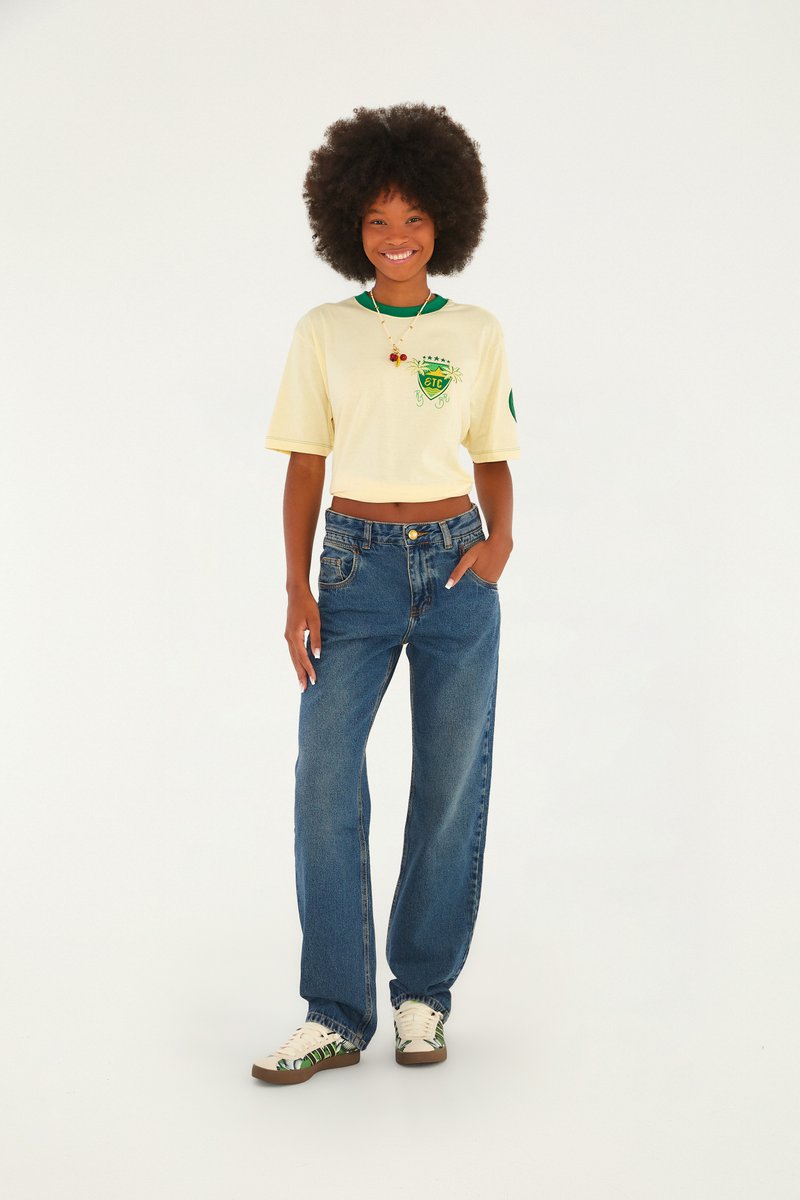 BLUSA T-SHIRT IPANEMA SELO CARIOCA 368809 FARM RIO Imagem secundária do produto