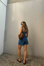 Shorts Feminino Alcance ref. SHORTS JEANS - VintedoisK