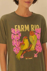 BLUSA T-SHIRT FIT PASSAROS 339964 FARM RIO