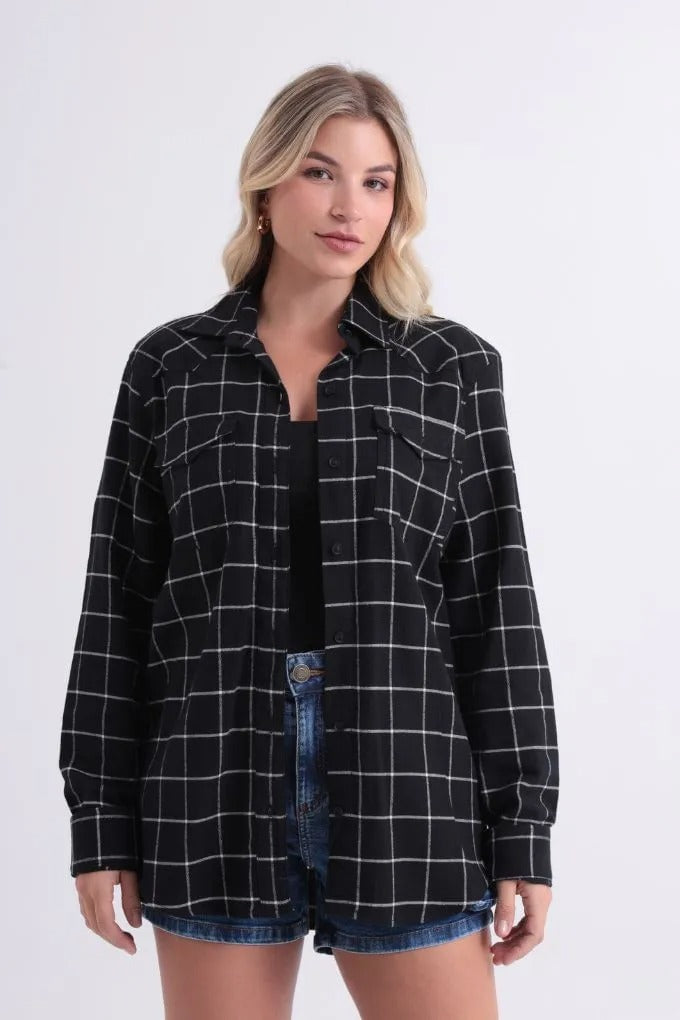 Camisa Feminino Revanche ref. CAMISA XADREZ - VintedoisK