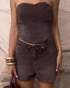 Shorts Feminino Alcance ref. SHORT JEANS - VintedoisK