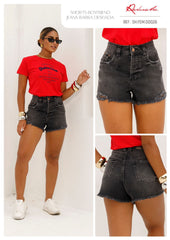 SHORTS JEANS BOYFRIEND BARRA SHFEM00026 REVANCHE