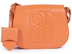 BOLSA TIRACOLO COURO LARANJA S 50010 0676 0003 SCHUTZ - Vintedoisk