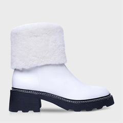 BOTA CHELSEA BEAR TRATORADA E PELO BRANCO 35 -486010 CARRANO - Vintedoisk