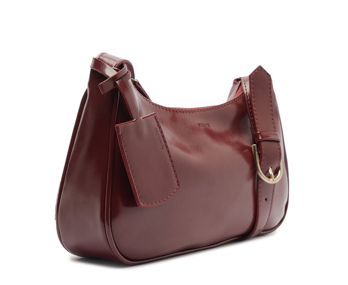 BOLSA TIRACOLO MÉDIA BAG CHARM VERMELHA C 50016 2066 0001 ANACAPRI Imagem secundária do produto