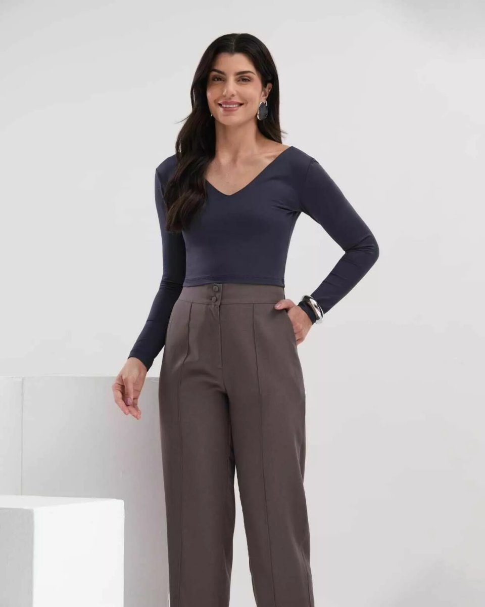 Blusa Feminina Coqueta ref. BLUSA CROPPED - VintedoisK Imagem principal do produto