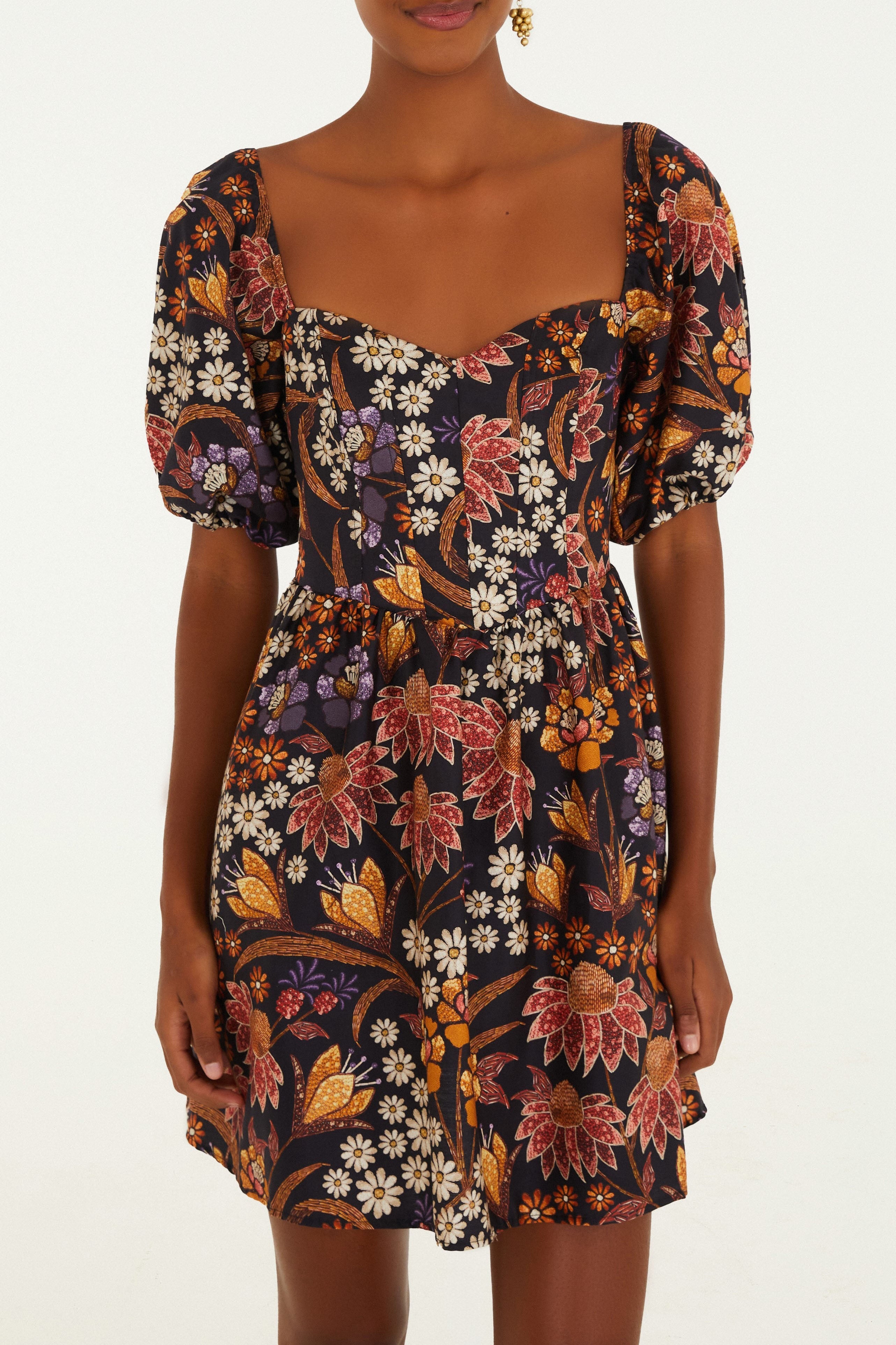 Vestido Feminina FARM RIO ref. VESTIDO CURTO - VintedoisK Imagem principal do produto