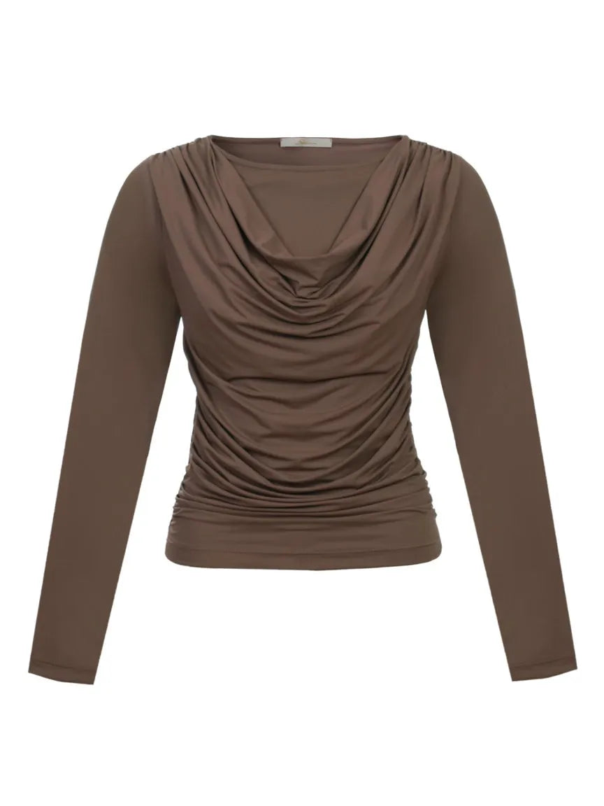 BLUSA DRAPEADA 414135 SKENN Imagem secundária do produto