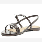 SANDÁLIA RASTEIRA SLINGBACK MULTITIRAS MARROM C 30295 0069 0001 ANACAPRI
