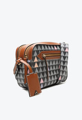 BOLSA TIRACOLO MÉDIA TRIANGLE PRETA S 50010 0102 0017 SCHUTZ