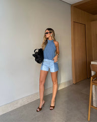 BLUSA FRENTE ÚNICA DENIM DUAL 10049001 ALCANCE