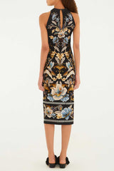 VESTIDO MIDI JARDIM REAL 342358 FARM RIO