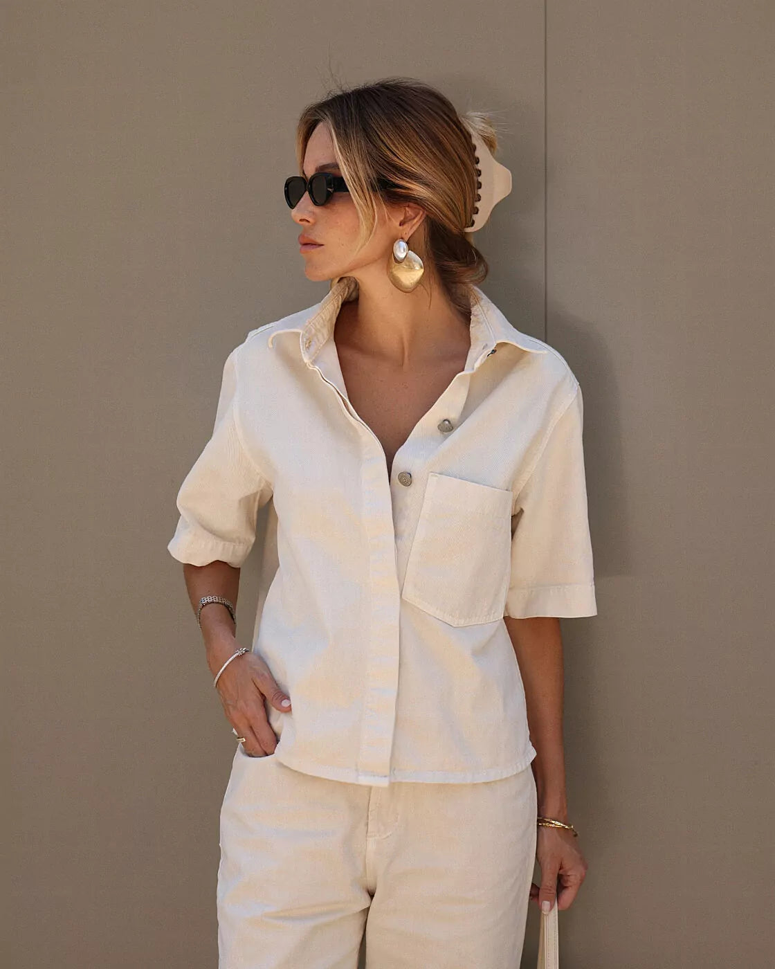 Camisa Feminina ALCANCE ref. CAMISA JEANS - VintedoisK