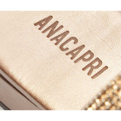 SANDÁLIA MULE GLAM MANTA DOURADA C 30114 0087 0014 ANACAPRI