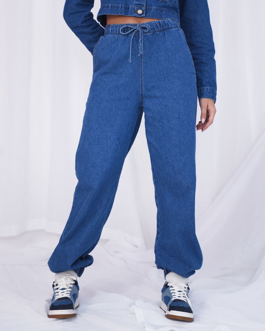 Calça Feminina Alcance ref. JEANS PARACHUTE - VintedoisK