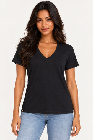 Preto | Blusa T-Shirt Lisa Ramona Lerrux — frente