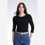 BLUSA CANELADA MANGA 3/4 BLFEM00232 REVANCHE