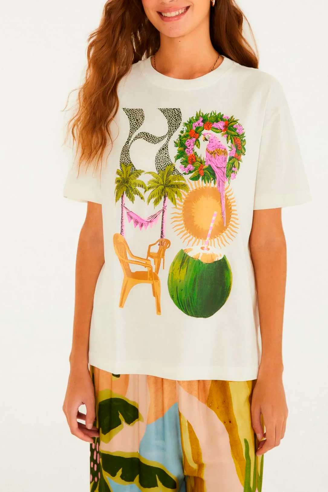 Blusa Feminina FARM RIO ref. BLUSA T - VintedoisK