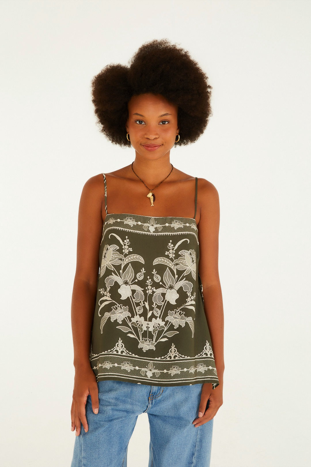 Blusa Feminina Farm rio ref. BLUSA REGATA - VintedoisK