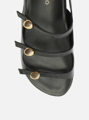 PAPETE PRETA TOURINO DOURADO A 12016 0245 0001 AREZZO