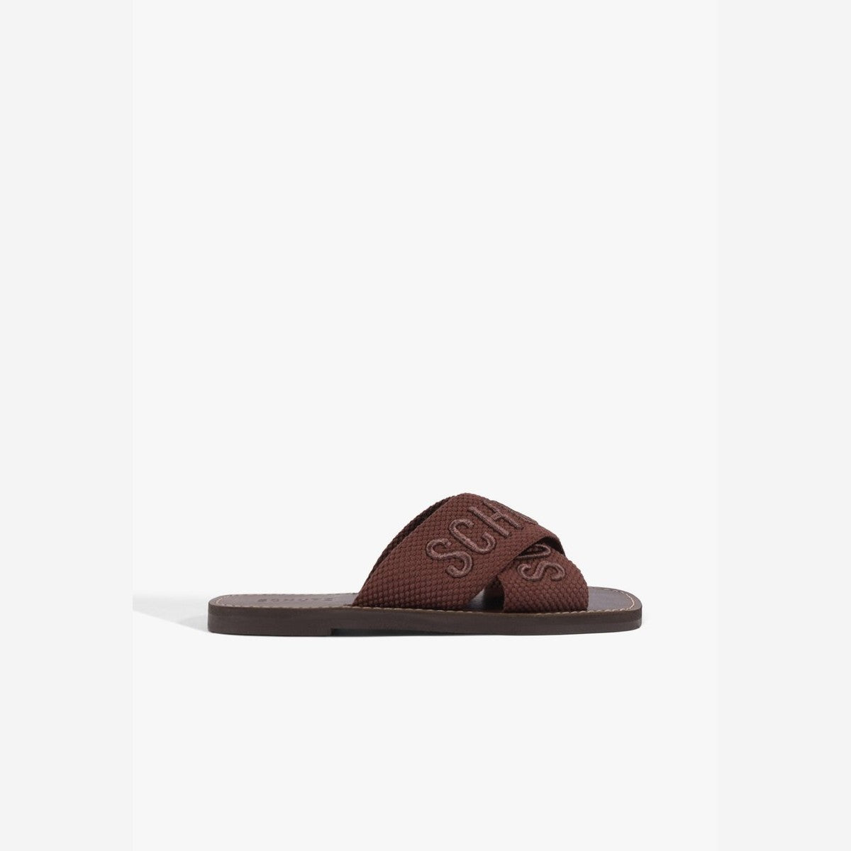 SANDÁLIA X RASTEIRA BICO QUADRADO MARROM  S 20889 0115 0047 SCHUTZ