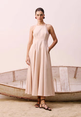 VESTIDO MIDI BOLSO INV 105311 CACAY