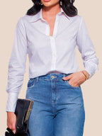 Camisa Feminina SKENN ref. CAMISA TRICOLINE - VintedoisK