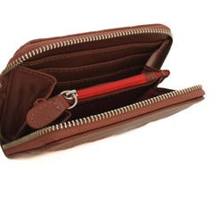 CARTEIRA MEDIA COURO MATELASSE MARROM ESCURO S 46058 0160 0052 SCHUTZ