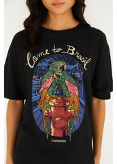 BLUSA T-SHIRT MEDIA FRIOZINHO BOM 344254 FARM RIO