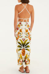 VESTIDO MIDI BOSQUE CHIC 347544 FARM RIO