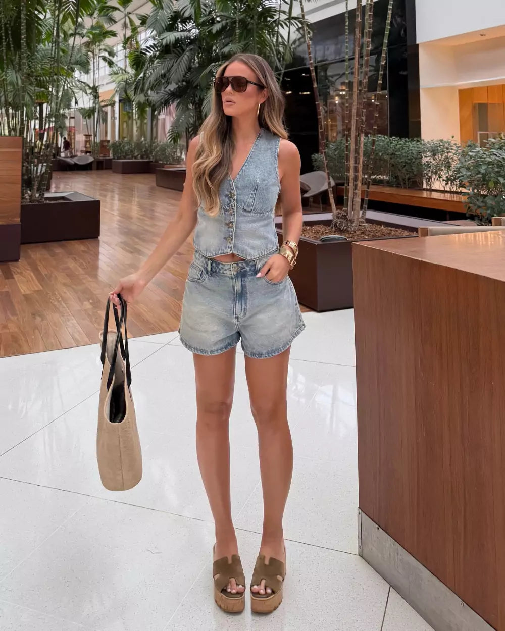  Feminino Alcance ref. SHORT JEANS - VintedoisK