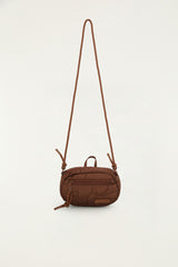 BOLSA FARM CHUCHU LISOS PUFFER MARROM TE 78328325B FARM