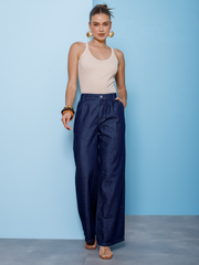 BLUSA REGATA CANELADA RIB 404134 SKENN