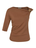 Look completo blusa Assimétrica 414105 Skenn