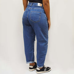 CALÇA JEANS BARREL MEDIO 8232 ALCANCE