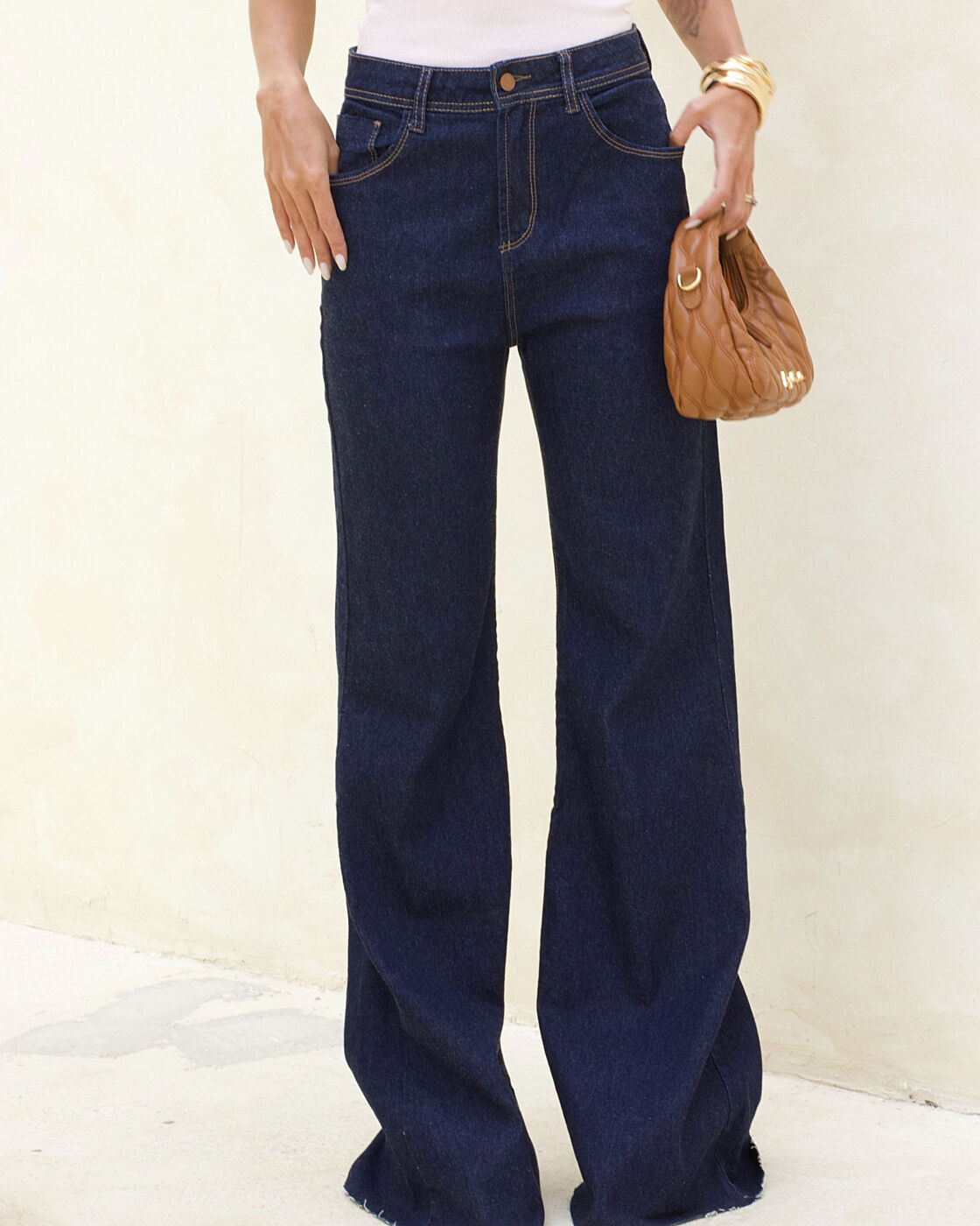 Calça Feminina ALCANCE ref. JEANS FLARE - VintedoisK