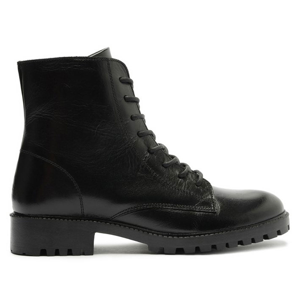 BOTA COTURNO COURO PRETA C 30698 0002 0001 ANACAPRI